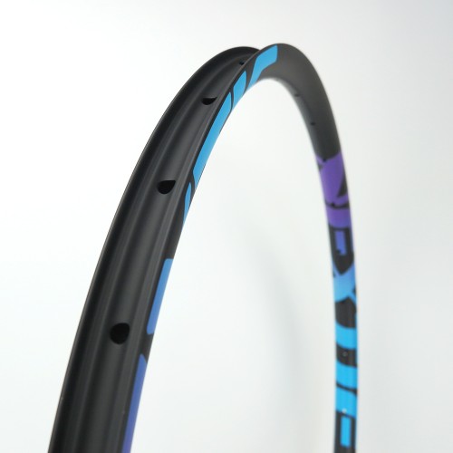 [NXT29XMA27] Premium Lite Asymmetric 26.6mm Width 29" Carbon Fiber Mountain Bike Clincher Rim [Tubeless Compatible]